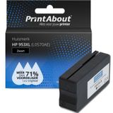 PrintAbout huismerk Inktcartridge 953XL (L0S70AE) Zwart Hoge capaciteit Geschikt voor HP