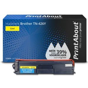 PrintAbout  Toner TN-426Y Geel Extra hoge capaciteit geschikt voor Brother