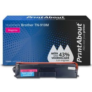 PrintAbout  Toner TN-910M Magenta Extra hoge capaciteit geschikt voor Brother