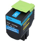 PrintAbout huismerk Toner 70C2HC0 (702HC) Cyaan Hoge capaciteit Geschikt voor Lexmark
