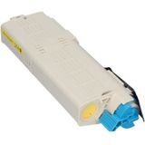 PrintAbout huismerk Toner 46490605 Geel Geschikt voor OKI