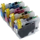 PrintAbout huismerk Inktcartridge LC-3213VAL 4-kleuren Multipack Hoge capaciteit Geschikt voor Brother