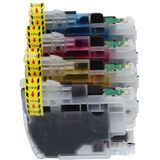 PrintAbout - LC-3213BK - Inktcartridge - 4 Kleuren - 1.240 Vellen Afdrukcapaciteit