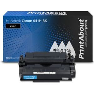 PrintAbout  Toner 041H BK  Zwart Hoge capaciteit geschikt voor Canon
