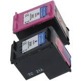 PrintAbout huismerk Inktcartridge 301 (N9J72AE) Zwart + 3 kleuren Multipack Geschikt voor HP