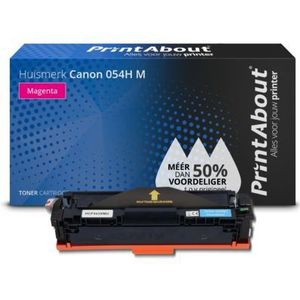 PrintAbout huismerk Toner 054H M Magenta Hoge capaciteit Geschikt voor Canon