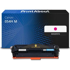PrintAbout - Toner 054H M - Magenta - Hoge Capaciteit - Geschikt voor Canon