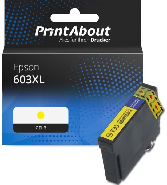 PrintAbout - 603XL - Inktcartridge - Geel - Hoge capaciteit geschikt voor Epson