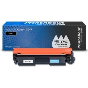 PrintAbout  Toner C047 Zwart geschikt voor Canon