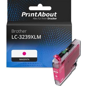 PrintAbout - LC-3239XLM - Inktcartridge - Magenta - Hoge Capaciteit
