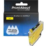 PrintAbout - LC-3239XLY - Inktcartridge - Geel - Hoge Capaciteit