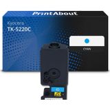 PrintAbout huismerk Toner TK-5220C Cyaan Geschikt voor Kyocera
