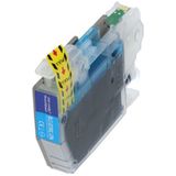 PrintAbout huismerk Inktcartridge BLC-3217CPA Cyaan Hoge capaciteit Geschikt voor Brother
