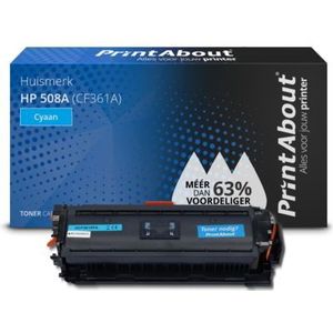 PrintAbout  Toner 508A (CF361A) Cyaan geschikt voor HP