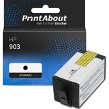 PrintAbout huismerk Inktcartridge 903 (T6L99AE) Zwart Geschikt voor HP
