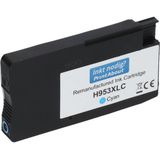PrintAbout huismerk Inktcartridge 953 (F6U12AE) Cyaan Geschikt voor HP