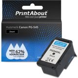 PrintAbout huismerk Inktcartridge PG-545 Zwart Geschikt voor Canon