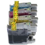 PrintAbout huismerk Inktcartridge LC-121VALBP 4-kleuren Multipack Geschikt voor Brother