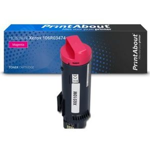 PrintAbout huismerk Toner 106R03474 XL Magenta Extra hoge capaciteit Geschikt voor Xerox