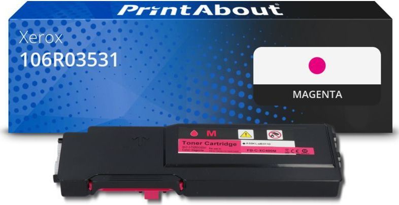 PrintAbout huismerk Toner 106R03531 Magenta Geschikt voor Xerox