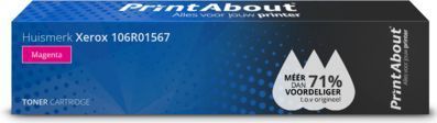 PrintAbout - 106R01567 - Toner - Magenta - Hoge Capaciteit Geschikt Voor Xerox