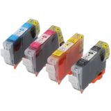PrintAbout - Inktcartridge CLI-8BK - 4-kleuren Multipack - Geschikt voor Canon