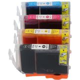 PrintAbout - Inktcartridge CLI-8BK - 4-kleuren Multipack - Geschikt voor Canon