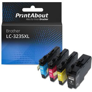 PrintAbout - Brother LC-3235XL - Inktcartridge - 4-kleuren