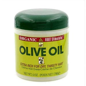 ORS Olive Oil Versterkende Crème Haardressing - Voedende Haarcrème met Olijfolie, Saffloerolie en Brandnetelextract voor Gezond en Sterk Haar, Hydrateert en Versterkt, Voorkomt Haarbreuk, 170g