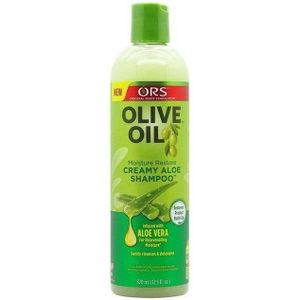 ORS Olive Oil & Aloë Shampoo 370ml - Hydraterende Formule met Collageen voor Sterk en Gezond Haar, Verrijkt met Vitamine E & Panthenol voor Diepe Voeding en Glans