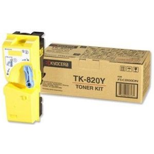 KYOCERA TK-820Y tonercartridge 1 stuk(s) Origineel Geel