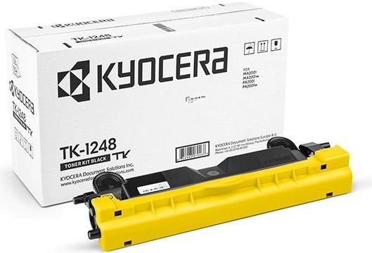 Kyocera TK-1248 Toner Schwarz. Toner Drucker kompatibel für Kyocera PA2001, PA2001w, MA2001 und MA2001w. Original Tonerkartusche für bis zu 1200 Seiten