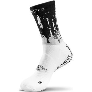SOXPro - Padel Anti Verstuiking - Compressiekousen - Wit-Zwart - Gegradueerde Compressie