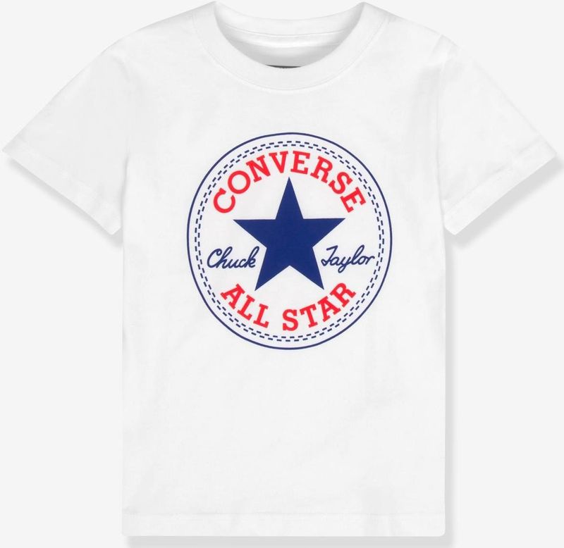 Converse Kids Chuck Patch T-shirt Met Korte Mouwen Wit Months-3 Years