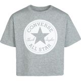 Converse Kids Sig Chuck Patch Boxy T-shirt Met Korte Mouwen Grijs 8-Years