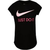 T-Shirt met Korte Mouwen voor kinderen Nike Swoosh JDI Zwart