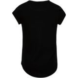 T-Shirt met Korte Mouwen voor kinderen Nike Swoosh JDI Zwart