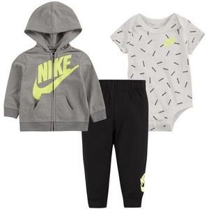 Nike Sportswear Erstausstattungspaket "JDI TOSS 3PC FZ PANT SET", für Babys
