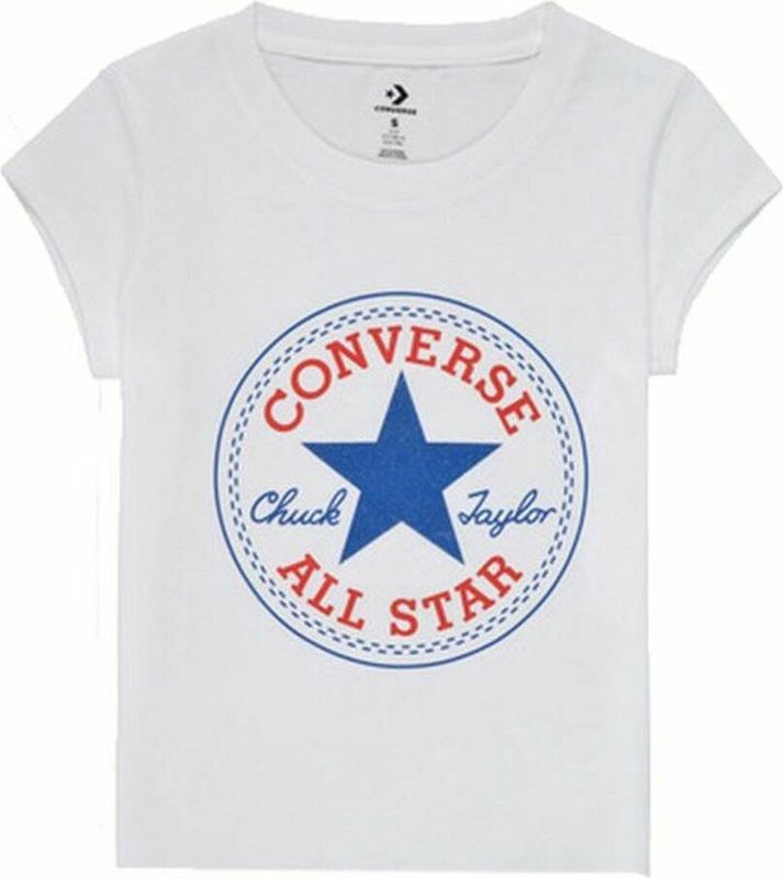 Converse - Timeless Chuck Patch - T-shirt - Katoen - Logo Op Voorzijde