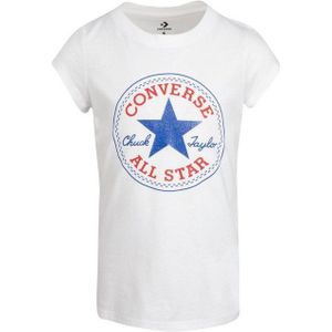 Converse - Timeless Chuck Patch - T-shirt - Wit - Katoen