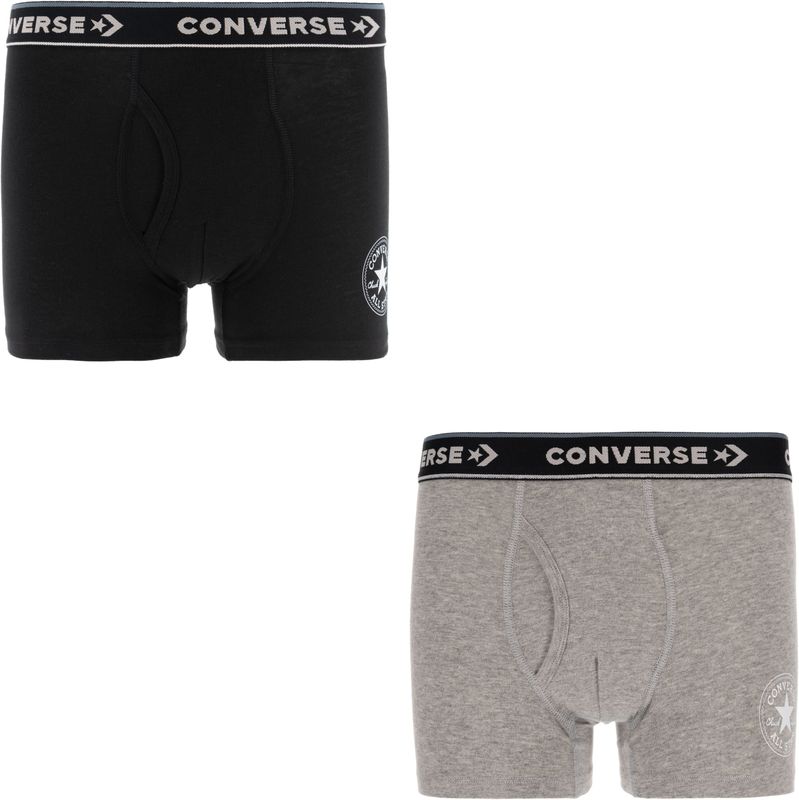 Converse - CHB Brief - Kinderboxershorts - Zwart - Katoen - Set van 2