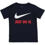 T-shirt - Donkerblauw - 100% Katoen - Logoprint - Ronde Hals - Korte Mouwen