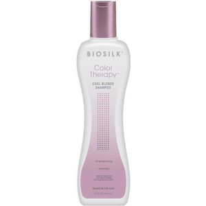 Biosilk Color Therapy Cool Blonde Shampoo Shampoo neutraliseert gele Tinten 355 ml