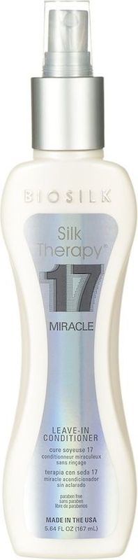 BioSilk Silk Therapy 17 Miracle Conditioner zonder uitspoelen, 167 ml