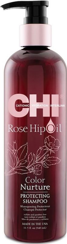 CHI Rose Hip Oil Shampoo Shampoo voor Gekleurd Haar 340 ml