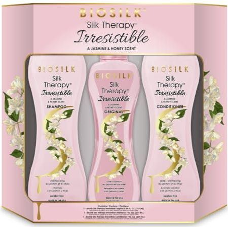 Biosilk - Silk Therapy Irresistible Trio Kit - 3x207 ml - Haarverzorging