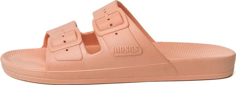 Freedom Moses Slippers Wild Cat Sands Ecru met Panter print