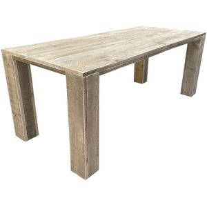 Sanderswoodworks Chicago Tuintafel Steigerhout - 180Lx74Bx78H cm