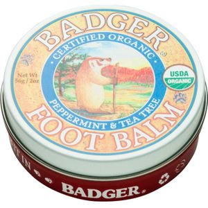 Badger Balm diepe vochtinbrengende balsem voor droge en gebarsten voetzolen 56 g