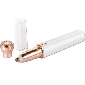 Cenocco Beauty CC-9095: 2 in 1 Wenkbrauwtrimmer en Gezichtsscheerapparaat Wit